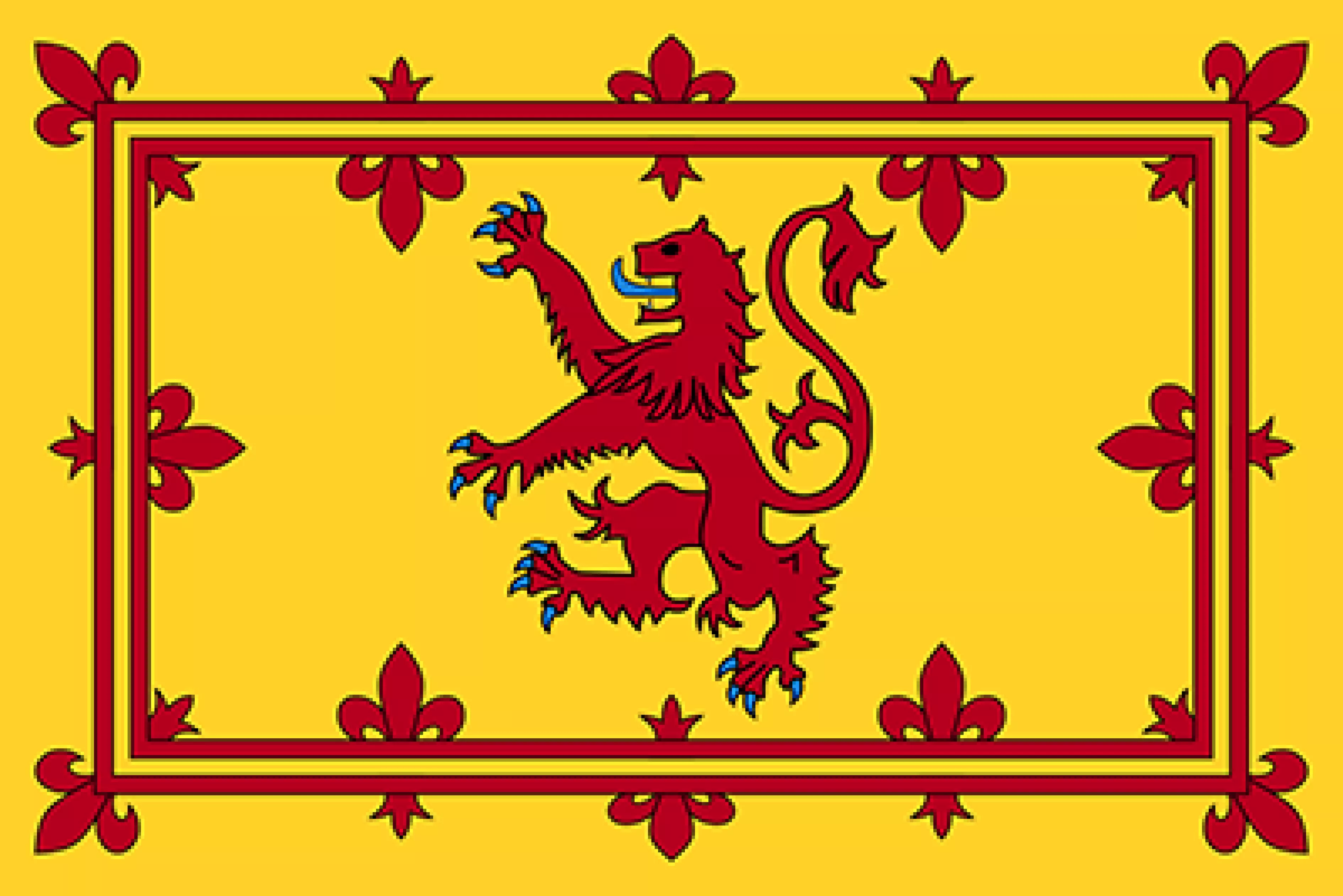 Royal Banner of Scotland, Scottish Royal Flag, Royal Flag of Scotland
